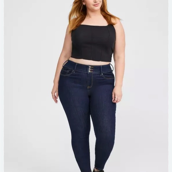 torrid Denim - Torrid Dark Blue Skinny Jeans